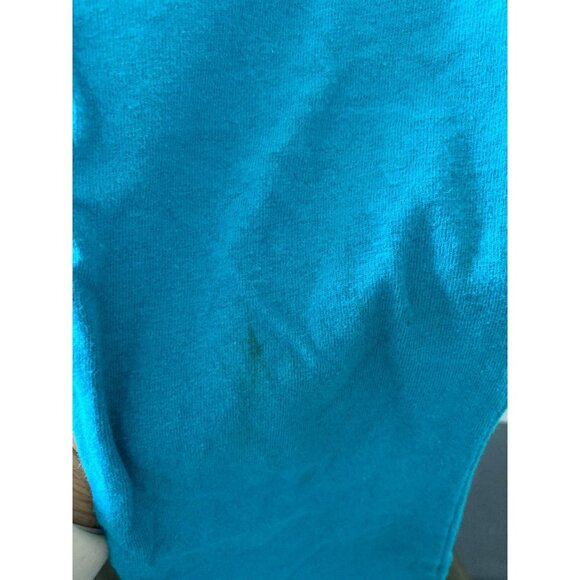 Joyaltee Harem Upcycled Pants Teal 18.5" fits as 3T - Picture 4 of 5